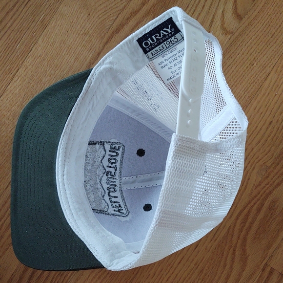 Yellowstone green white ball cap hat - Picture 2 of 4